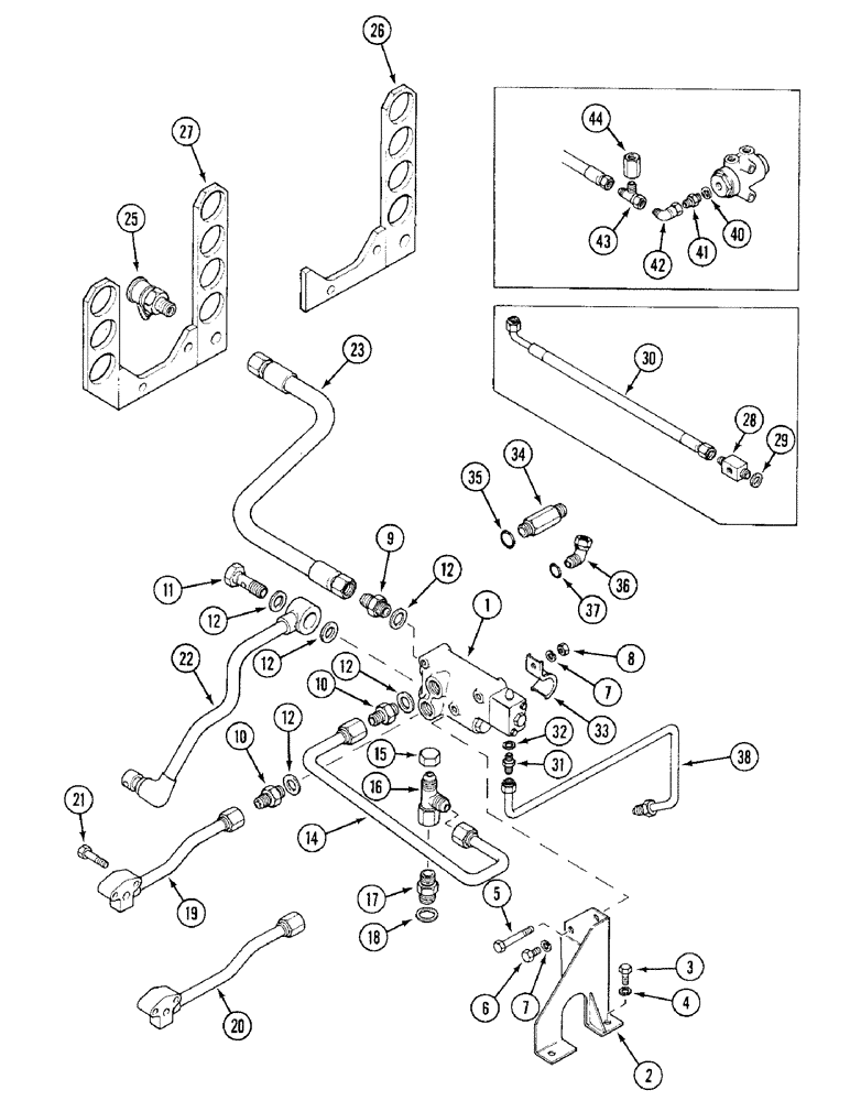 Схема запчастей Case IH 1394 - (7-296) - TRAILER BRAKES - FACTORY INSTALLED (07) - BRAKES