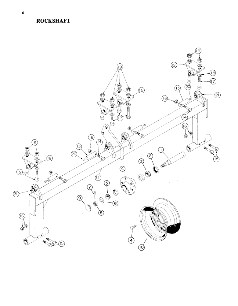 Схема запчастей Case IH K23A - (06) - ROCKSHAFT 