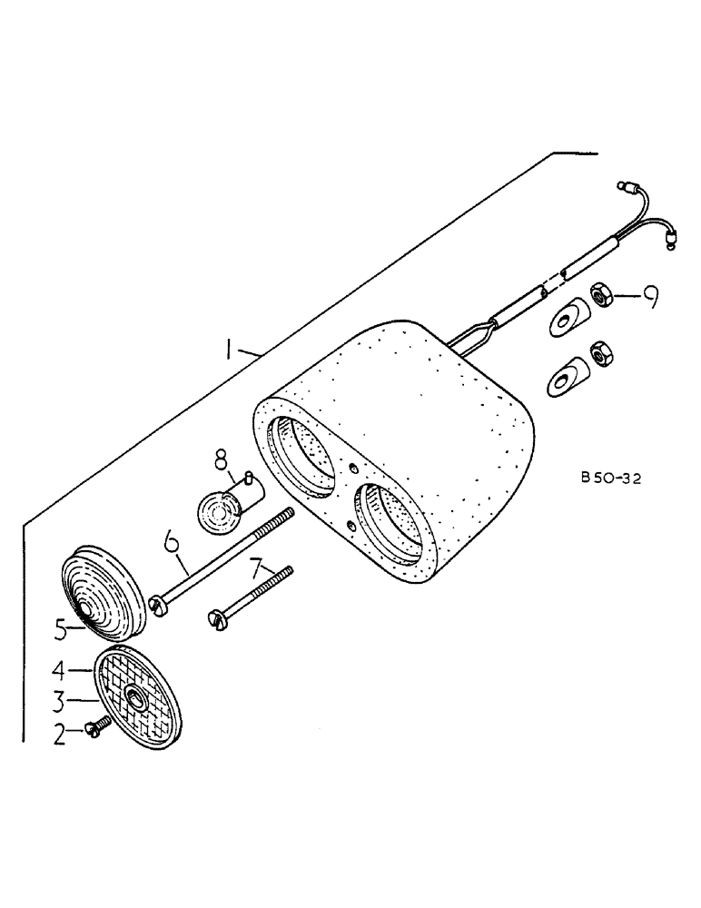 Схема запчастей Case IH 268 - (08-024) - STOP/TAIL LIGHTS, TRACTORS WITH FLAT TOP FENDERS (06) - ELECTRICAL