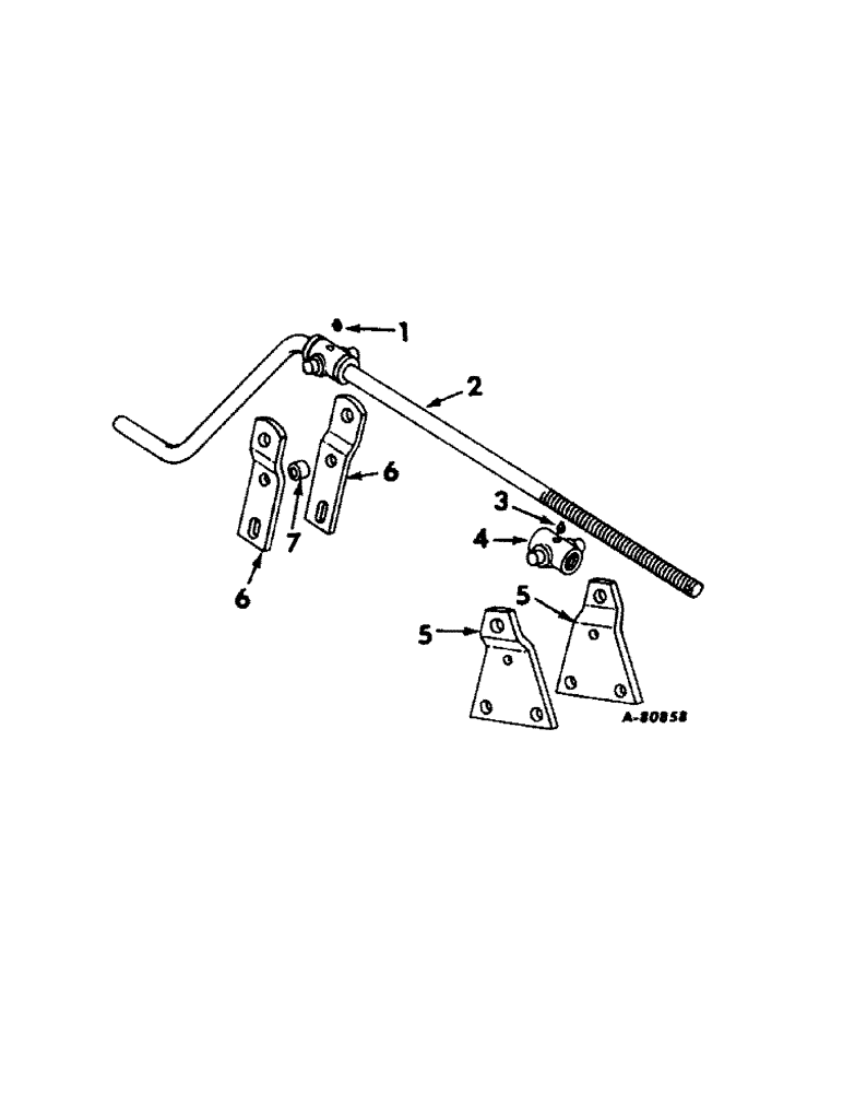 Схема запчастей Case IH 311 - (Q-12[A]) - HEIGHT ADJUSTING HAND CRANK 