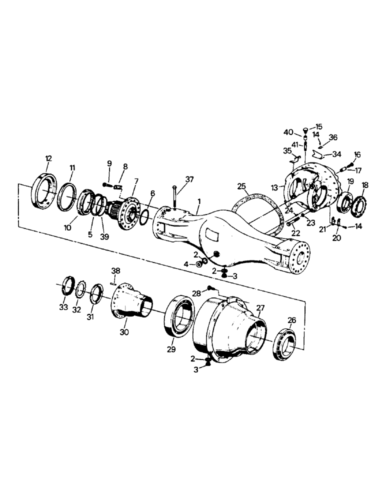 Схема запчастей Case IH PTA270 - (04-86) - K-598.20/30 AXLE ASSEMBLY (04) - Drive Train