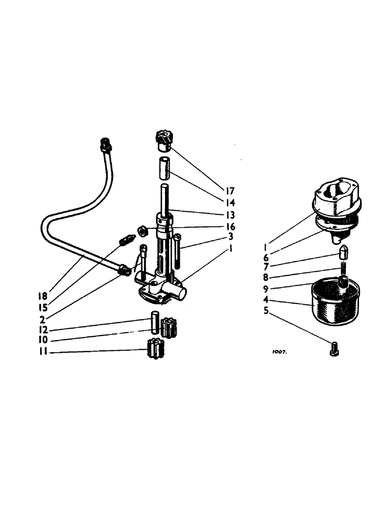 Схема запчастей Case IH 996 - (A16) - ENGINE, OIL PUMP, 990, 995, 996, 1210 AND 1212 TRACTORS (01) - ENGINE