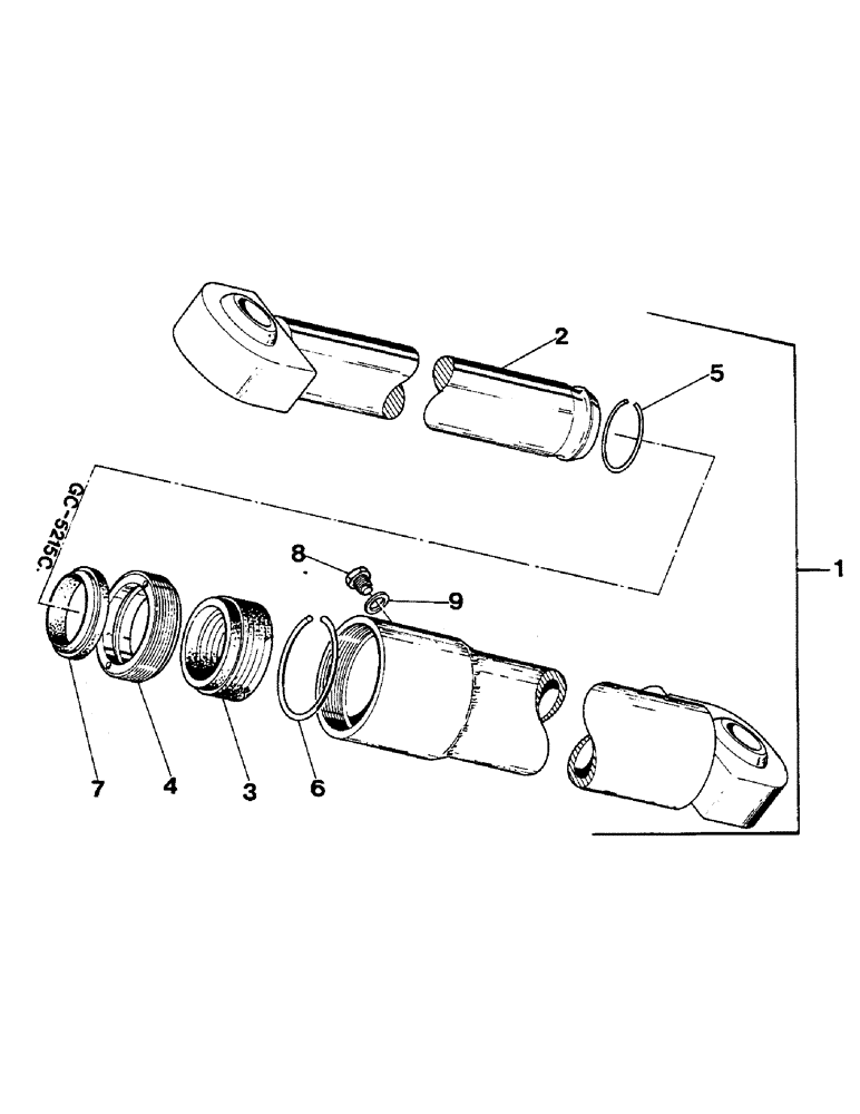 Схема запчастей Case IH 844S - (10-78) - AUXILIARY CYLINDER (07) - HYDRAULICS
