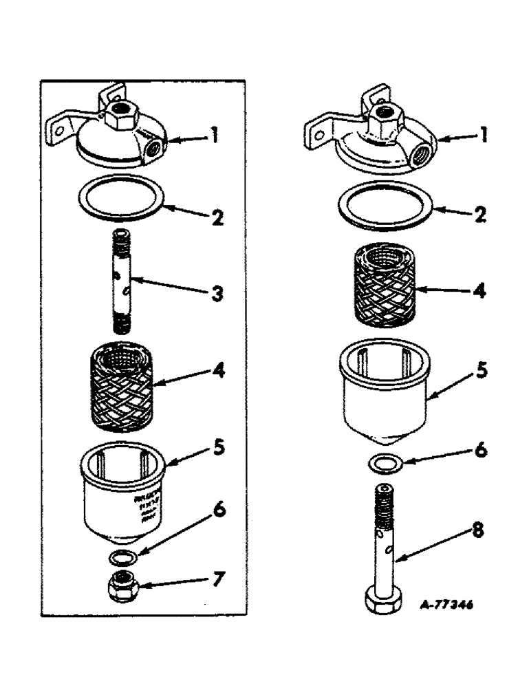 Схема запчастей Case IH 606 - (050) - FUEL SYSTEM, FUEL FILTER, L.P. GAS ENGINE TRACTORS (02) - FUEL SYSTEM