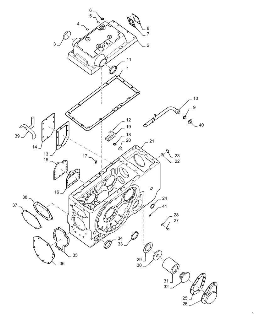 Схема запчастей Case IH 806 - (A-02) - CHASSIS, RADIATOR & SHEET METAL, REAR FRAME, COVER AND CONNECTIONS Chassis, Radiator & Sheet Metal