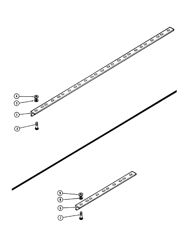 Схема запчастей Case IH F21H - (170[1]) - SCRAPER BARS, WING GANG, 7 INCH SPACING, F21H 