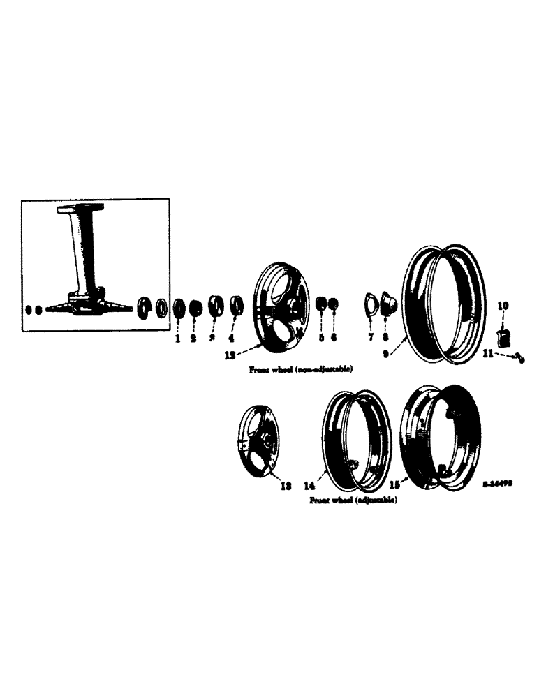 Схема запчастей Case IH SUPER C - (115) - CHASSIS, DUAL FRONT WHEELS (12) - CHASSIS