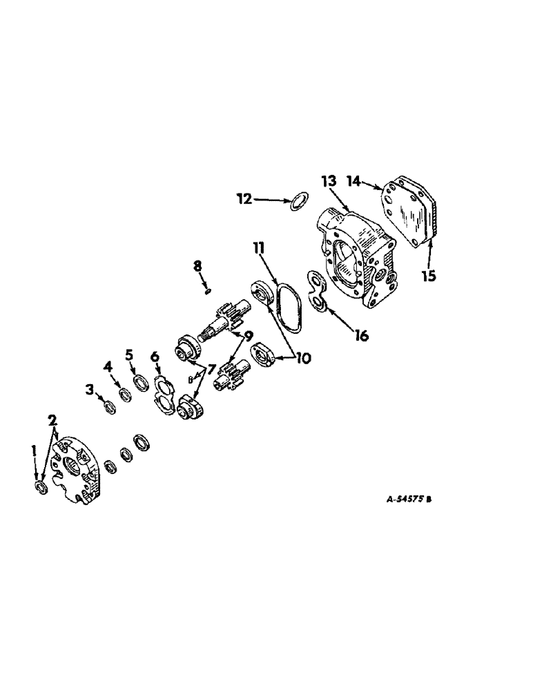 Схема запчастей Case IH 21026 - (10-08) - HYDRAULICS, HYDRAULIC PUMP, THOMPSON, 12 OR 17 GPM (07) - HYDRAULICS