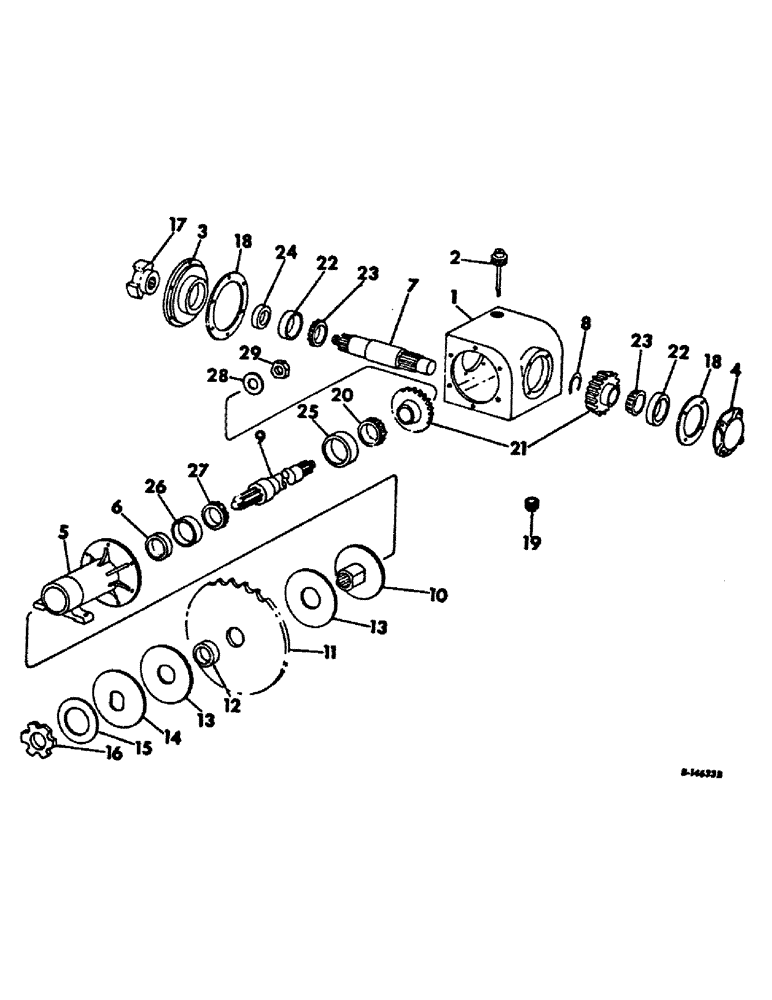Схема запчастей Case IH 234 - (G-04) - GRINDER AND SHELLER UNITS, MAIN DRIVE GEARS AND CASE (58) - ATTACHMENTS/HEADERS