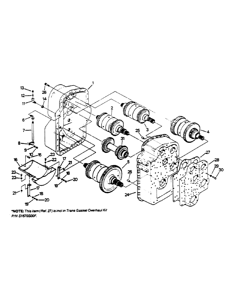 Схема запчастей Case IH 9170 - (04-21) - TRANSMISSION ASSEMBLY (04) - Drive Train