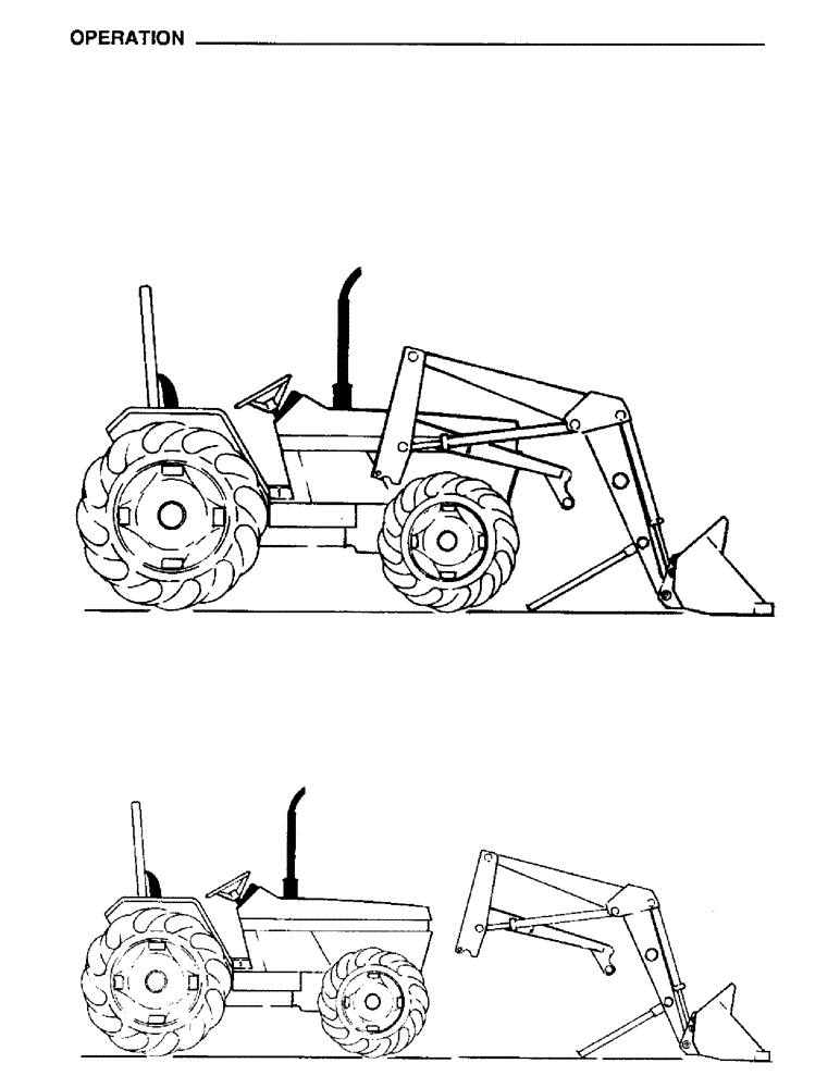 Схема запчастей Case IH L108 - (19) - OPERATION (00) - PICTORIAL INDEX