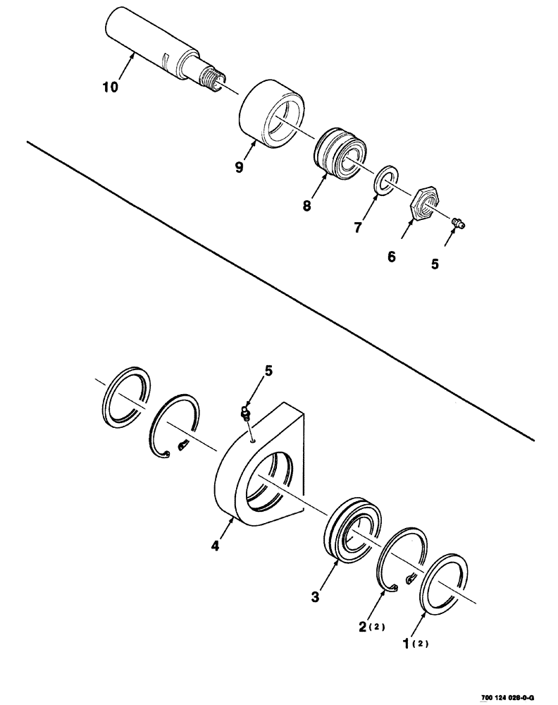 Схема запчастей Case IH 8576 - (05-024) - PLUNGER CAM AND CRANK ARM BEARING ASSEMBLY (16) - BALE EJECTOR