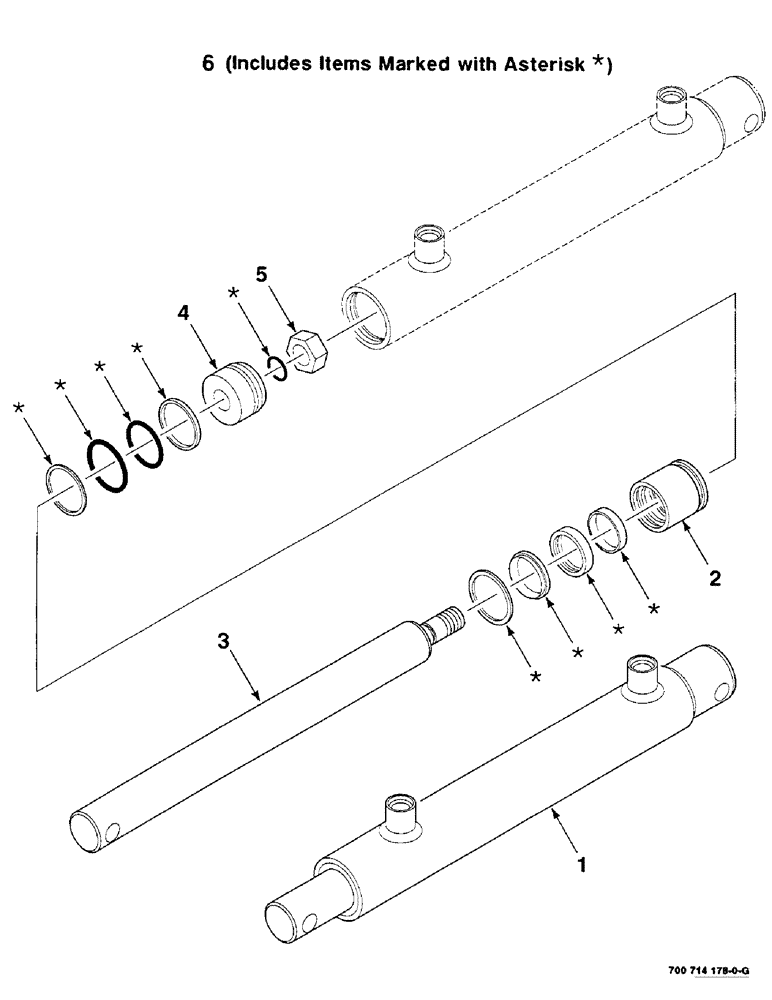 Схема запчастей Case IH 8220 - (8-20) - HYD. CYL. ASSY., REEL, MASTER, 700714178 HYD.CYL.ASSY. COMPLETE, 1-1/2 INCH BORE X 9-3/8 INCH STROKE (35) - HYDRAULIC SYSTEMS