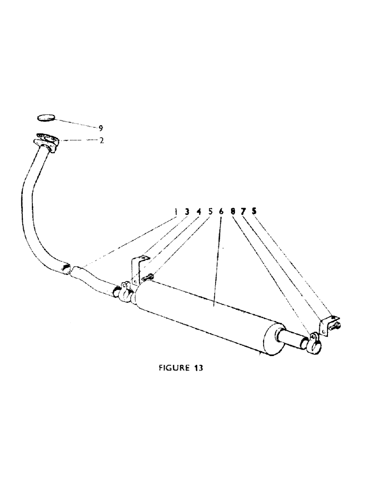 Схема запчастей Case IH 770A - (022) - 911418 DOWNSWEPT EXHAUST, U716, OPTIONAL EQUIPMENT (01) - ENGINE