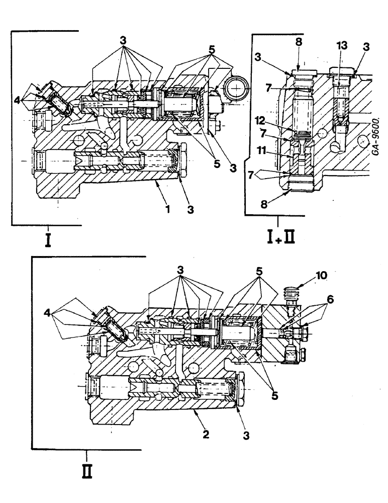 Схема запчастей Case IH 844S - (10-85) - BRAKE VALVE (07) - HYDRAULICS