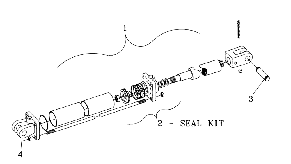 Схема запчастей Case IH 2800-16 - (35.100.05) - 4 X 24 WING FOLD CYLINDER (08) - HYDRAULICS