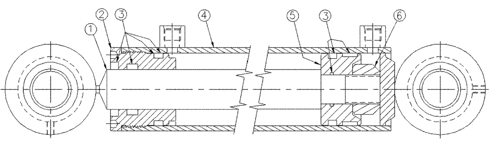 Схема запчастей Case IH SPX4260 - (07-004) - INNER BOOM FOLD Cylinders