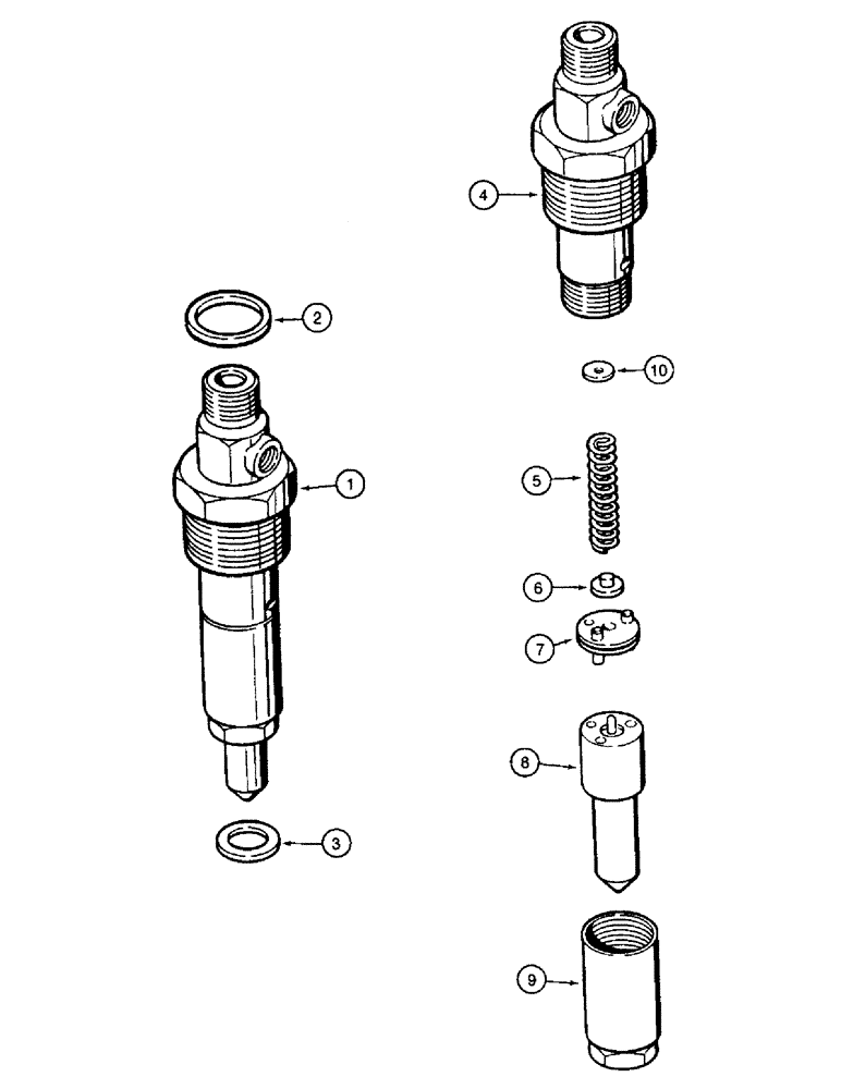 Схема запчастей Case IH 8850 - (10-94) - FUEL INJECTION NOZZLE, SERIAL NUMBER CGH0099001 THRU CFH0099164 (03) - FUEL SYSTEM