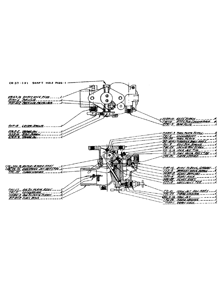 Схема запчастей Case IH S-SERIES - (023) - O5571AB ZENITH CARBURETOR ASSEMBLY, S, SC, SO (03) - FUEL SYSTEM