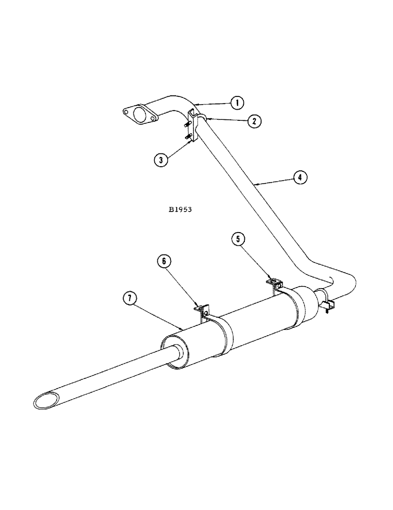 Схема запчастей Case IH 1010 - (332[A]) - MODEL GO 298 ENGINE, MUFFLER AND EXHAUST PIPE (10) - ENGINE