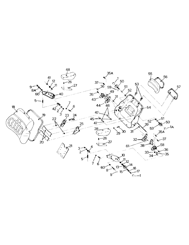 Схема запчастей Case IH ST470 - (01-21) - SEAT ASSEMBLY, BACK CUSHION AND ARM REST (10) - CAB