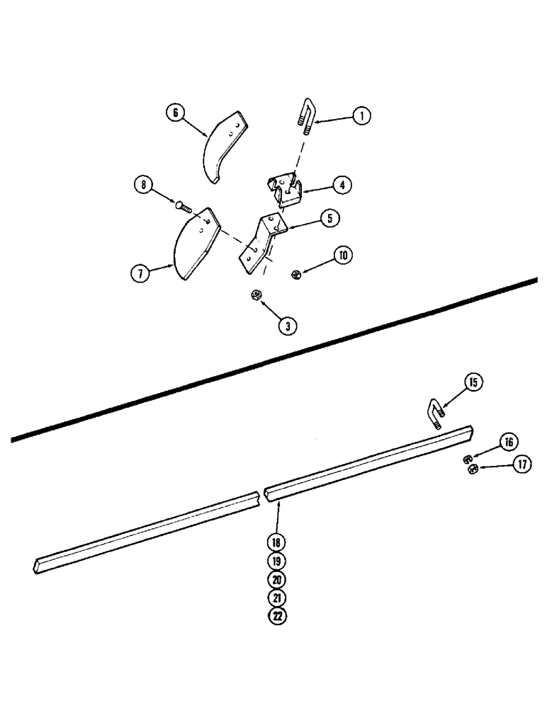 Схема запчастей Case IH DOT 17 - (48) - SCRAPERS, FRONT AND REAR 