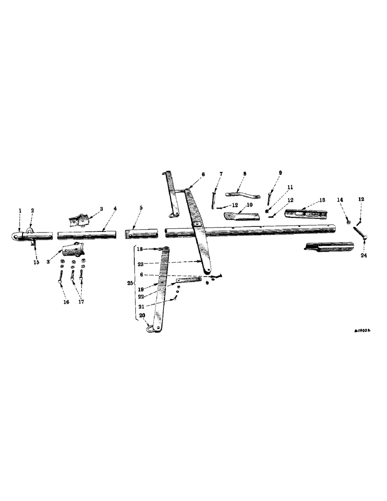 Схема запчастей Case IH VARIOUS - (A-10) - STEEL TONGUE AND DOUBLETREES, SPECIAL 