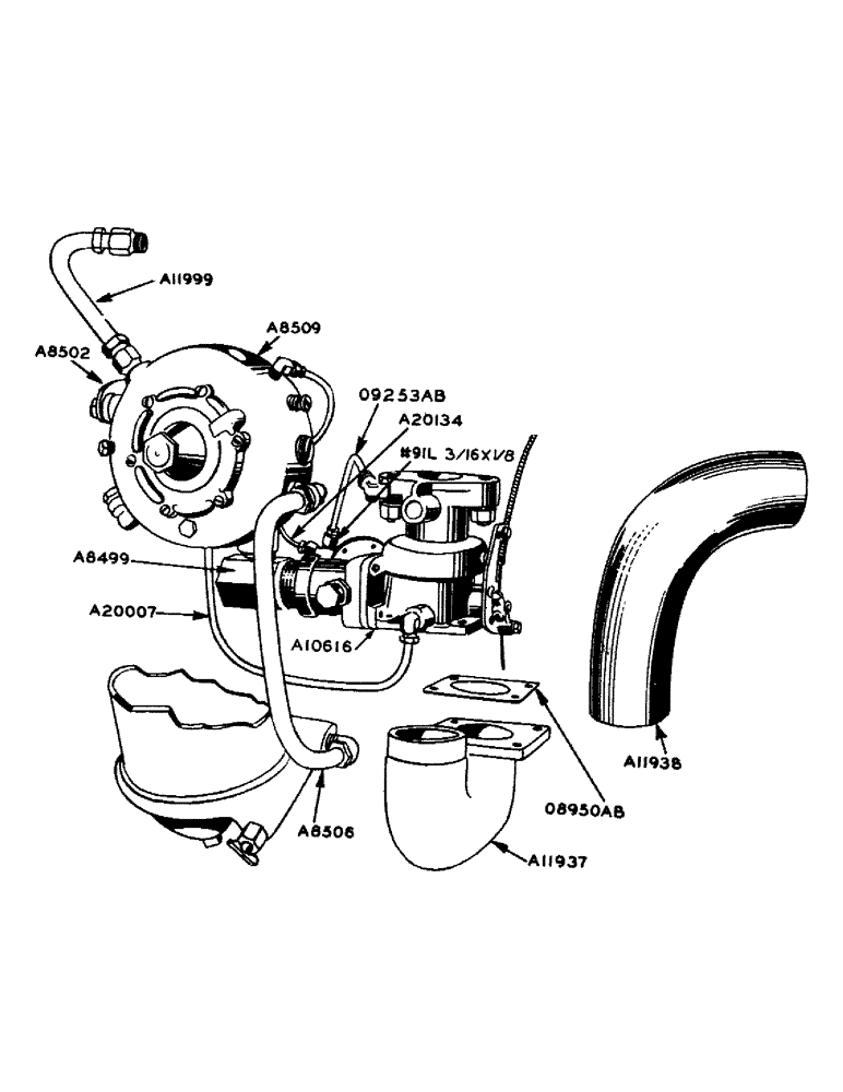 Схема запчастей Case IH 800 - (156) - REGULATOR (10) - ENGINE