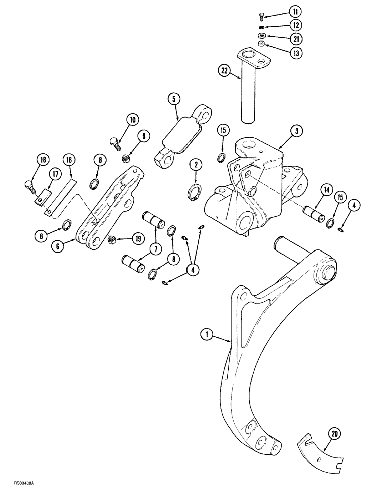 Схема запчастей Case IH 7500 - (09-12) - TOGGLE TRIP BEAM (09) - CHASSIS/ATTACHMENTS