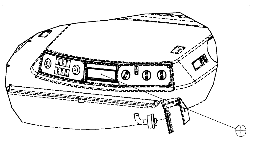 Схема запчастей Case IH SPX4410 - (01-003) - RADIO READY FITOUT GROUP "SERIAL # 20003 AND LATER" Cab Interior