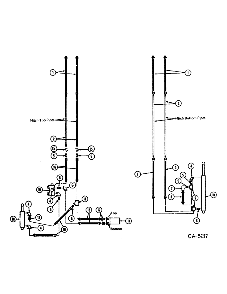 Схема запчастей Case IH 30 - (D-11) - HYDRAULICS (35) - HYDRAULIC SYSTEMS