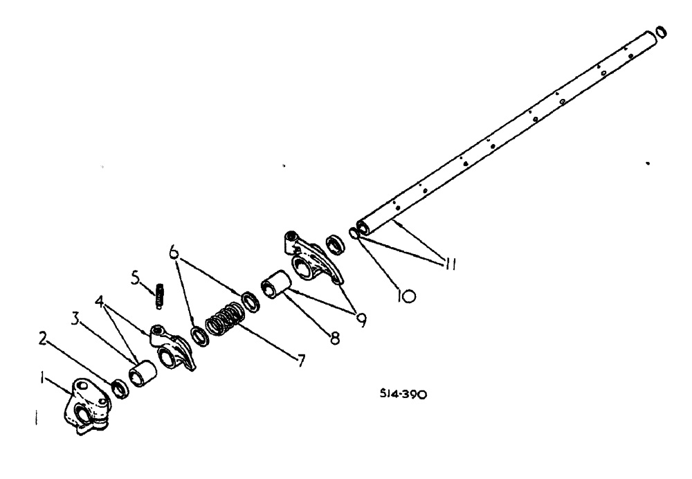 Схема запчастей Case IH 884 - (12-070) - VALVE MECHANISM Power