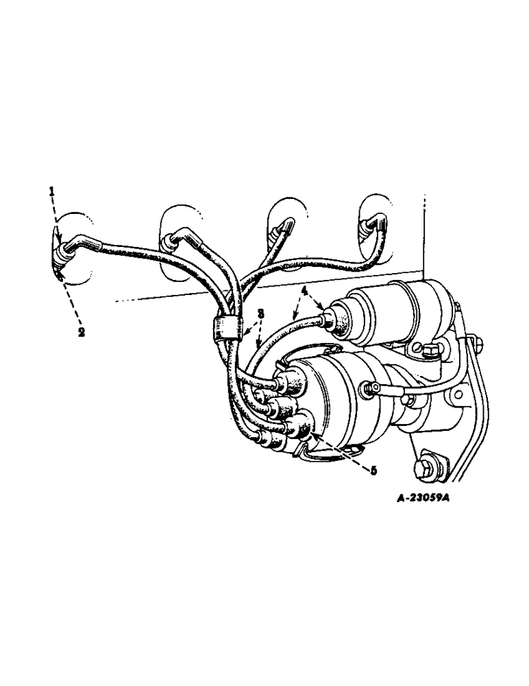 Схема запчастей Case IH SUPER A - (093) - ELECTRICAL SYSTEM, SPARK PLUGS, CABLES AND CONNECTIONS (06) - ELECTRICAL SYSTEMS
