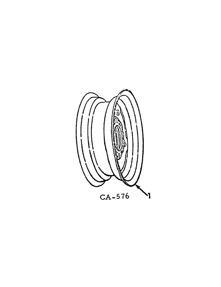 Схема запчастей Case IH 5488 - (15-01) - WHEELS AND TRACTION, FRONT WHEELS, TRACTORS WITH EIGHT BOLT HUBS Wheels & Traction