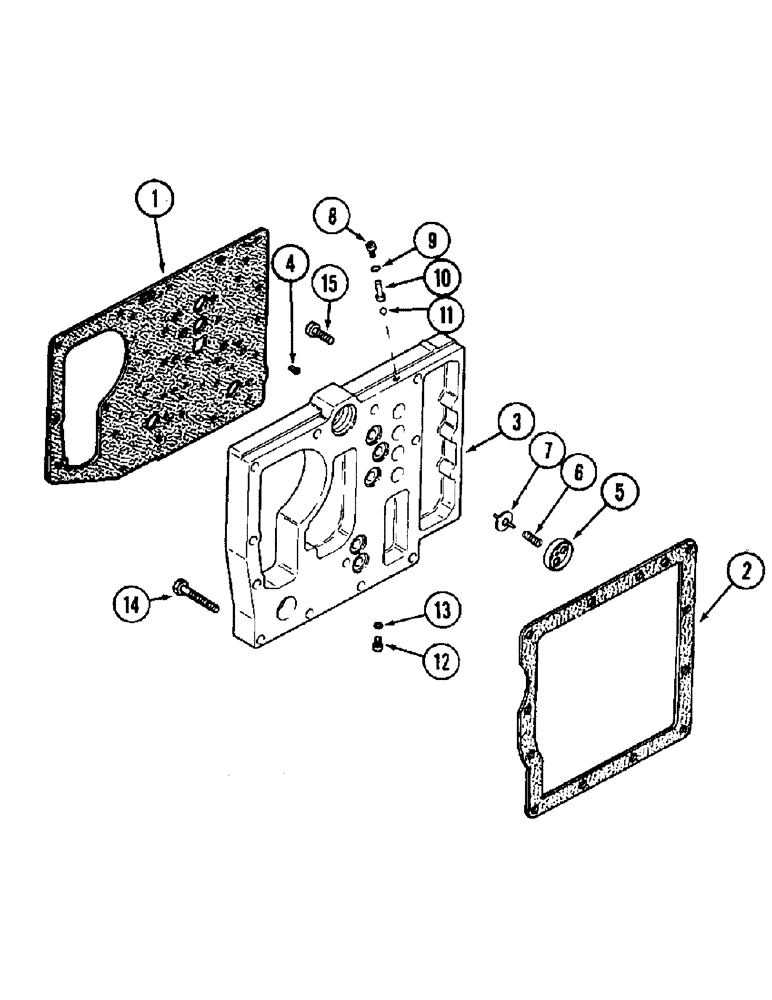 Схема запчастей Case IH 8920 - (6-026) - TRANSMISSION CONTROL VALVE MOUNTING PLATE (06) - POWER TRAIN