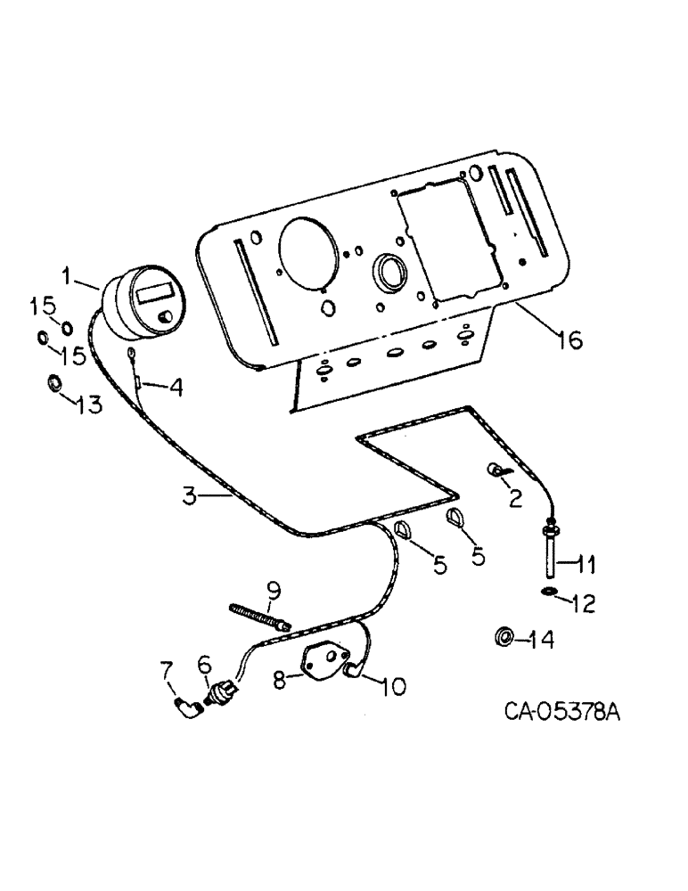 Схема запчастей Case IH HYDRO 186 - (11-03) - INSTRUMENTS, DIGITAL TACHOMETER AND SPEEDOMETER, HYDRO 186 TRACTORS WITH SERIAL NO. 10054 AND BELOW Instruments