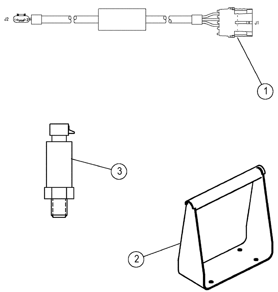 Схема запчастей Case IH SPX3310 - (12-001) - CASE IH SCS 4600 CONTROL (06) - ELECTRICAL