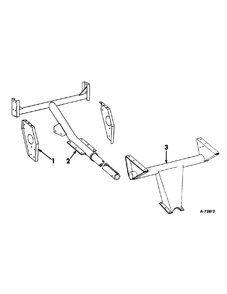 Схема запчастей Case IH 403 - (095) - REAR AXLE MOUNTING TUBE AND SUPPORT, SIDE LEVELING (27) - REAR AXLE SYSTEM