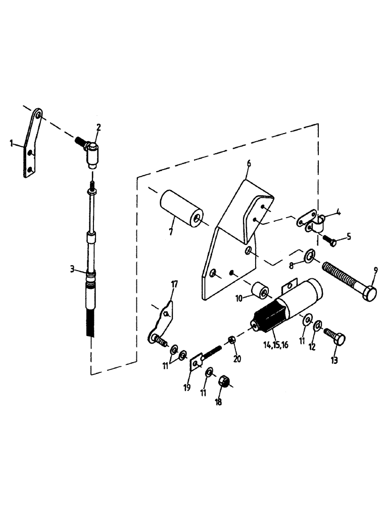 Схема запчастей Case IH 7700 - (C04-02) - ENGINE SHUTDOWN AND THROTTLE, 6CT Engine & Engine Attachments