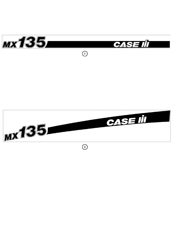 Схема запчастей Case IH MX100 - (09-88) - DECALS (09) - CHASSIS/ATTACHMENTS