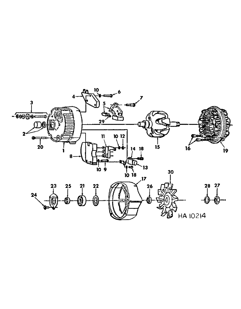 Схема запчастей Case IH 4000 - (08-13) - ELECTRICAL, ALTERNATOR, DELCO REMY (06) - ELECTRICAL