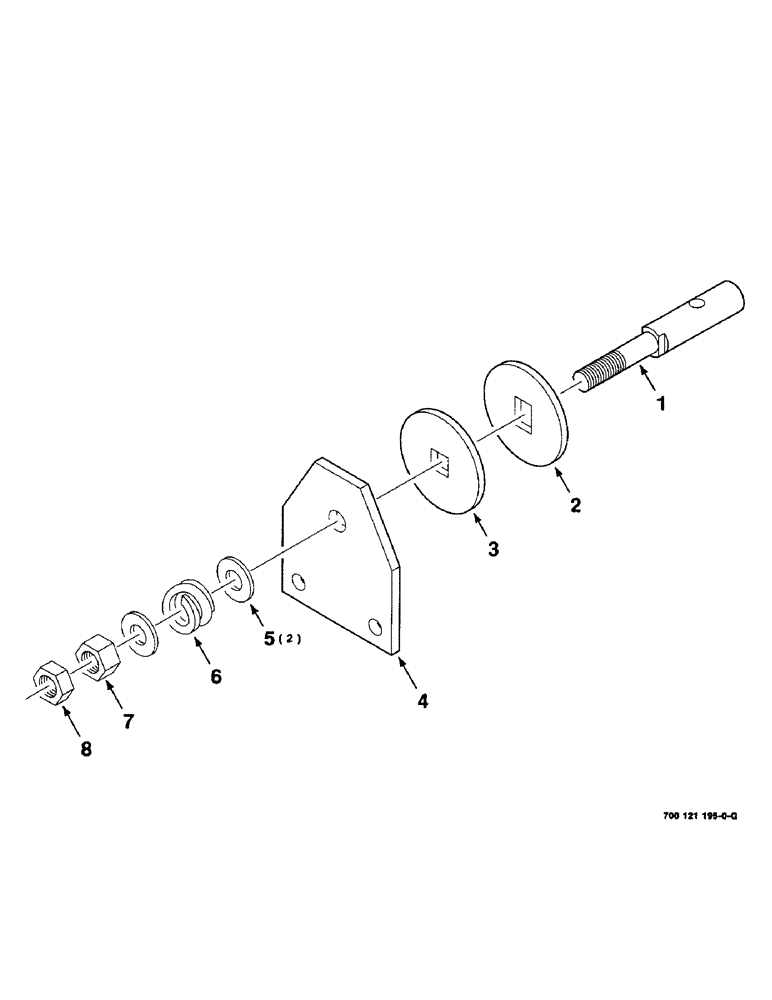 Схема запчастей Case IH 8825 - (07-44) - TENSIONER ASSEMBLY (09) - CHASSIS