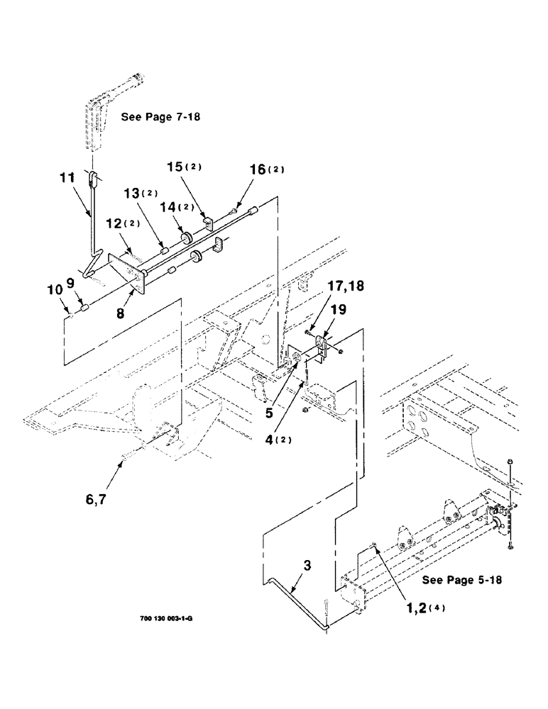 Схема запчастей Case IH 8850 - (05-16) - BRAKE LOCK ASSEMBLY (07) - BRAKES