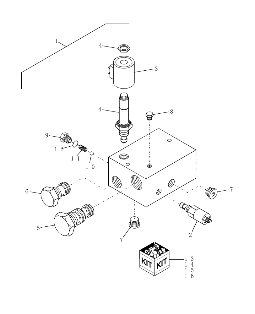 Схема запчастей Case IH WDX901 - (039C) - HYDRAULIC LIFT HEADER CONTROL VALVE (35) - HYDRAULIC SYSTEMS