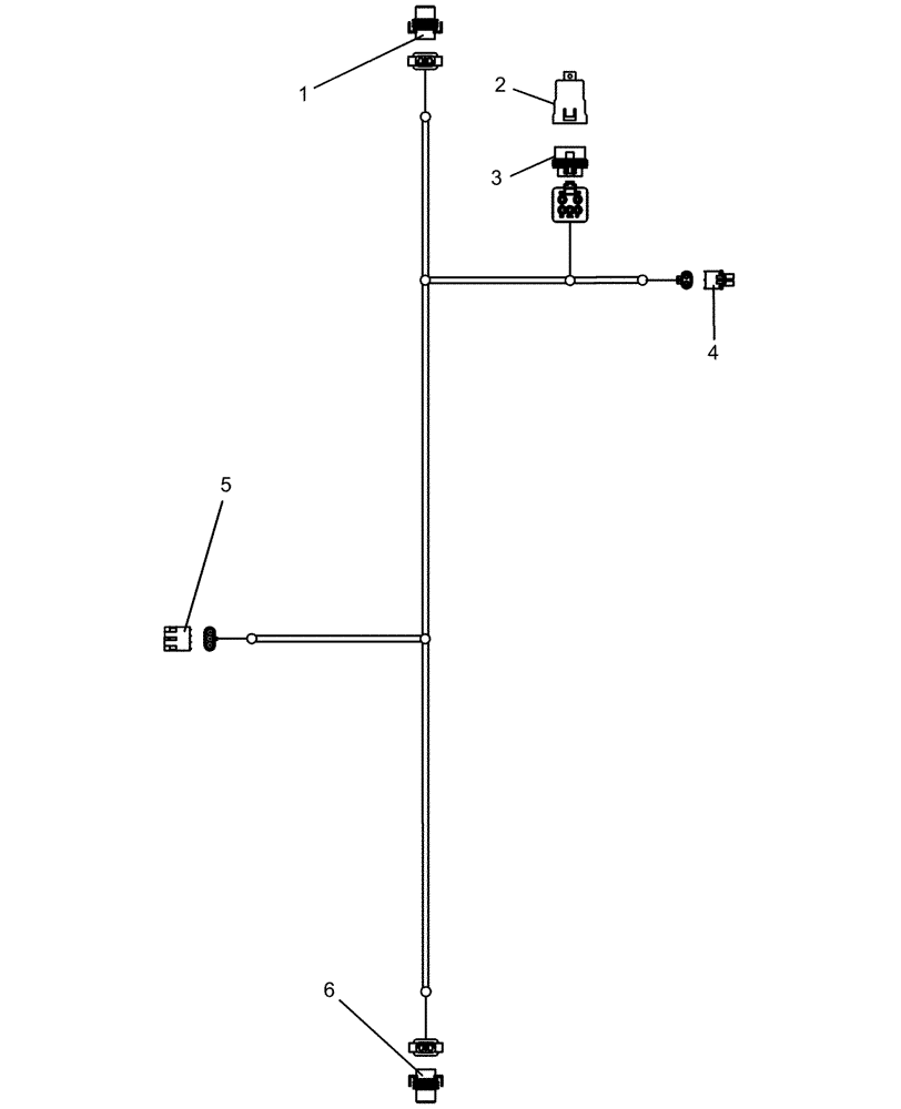 Схема запчастей Case IH 1260 - (55.512.09) - ELECTRICAL - BULK FILL LIGHTING HARNESS (55) - ELECTRICAL SYSTEMS