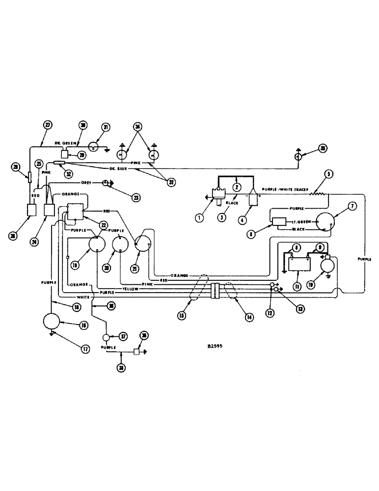 Схема запчастей Case IH 1060 - (230) - ELECTRICAL SYSTEM, CHRYSLER LH-318, SERIAL NUMBER 8311400 AND AFTER (55) - ELECTRICAL SYSTEMS