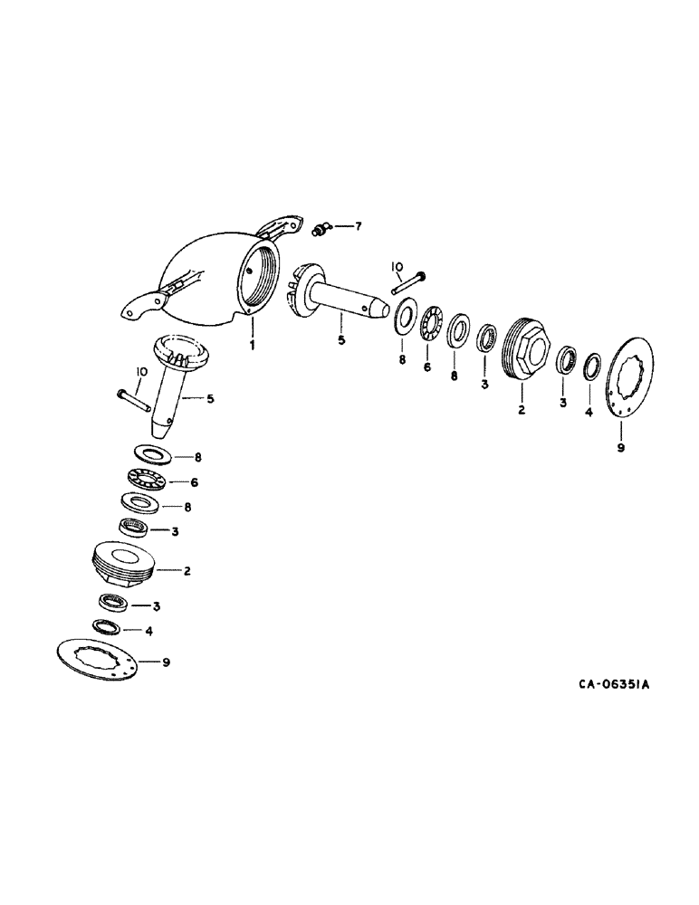 Схема запчастей Case IH 1470 - (26-09) - GRAIN TANK, UNLOADER UPPER GEAR CASE ASSY Grain Tank