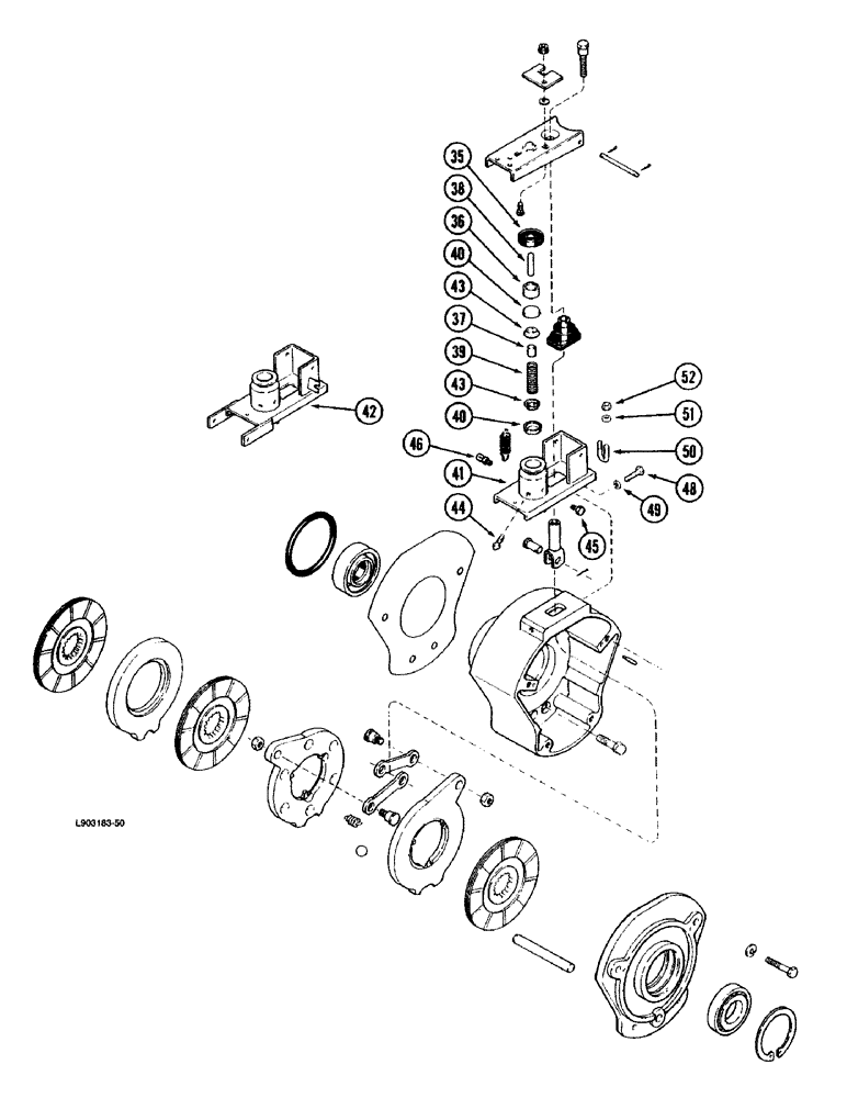 Схема запчастей Case IH 1670 - (7-06) - MASTER BRAKES, (CONT) (5.1) - BRAKES