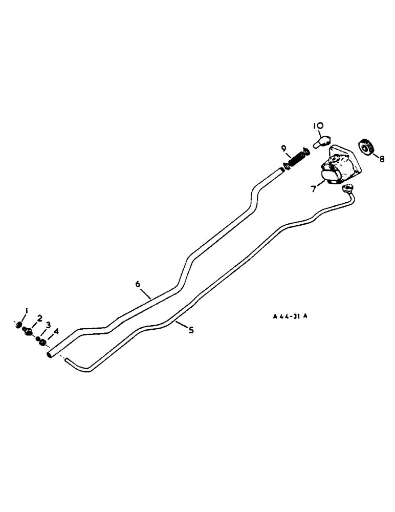 Схема запчастей Case IH 364 - (5-08) - HYDRAULIC ATTACHMENTS, PUMP, SUCTION AND PRESSURE PIPES, HYDRAULIC LIFT ATTACHMENT, VARY TOUCH (07) - HYDRAULIC SYSTEM