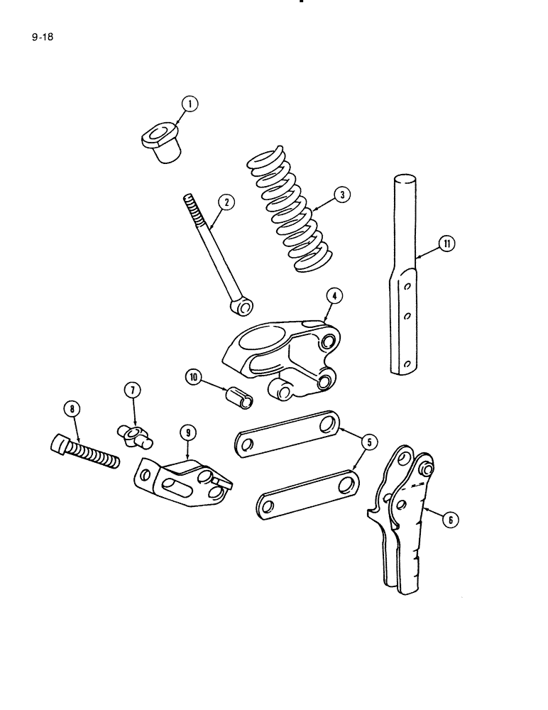 Схема запчастей Case IH 144T - (9-18) - SPRING TRIPS, NUMBER 16 TYPE 